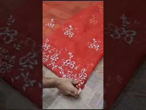 VE BT-3065 Soft Organza Wholesale Fancy Saree – product video thumbnail