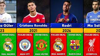 SO CLOSE!!! - The Biggest All-Time Hijacking of a Top Footballer's Transfer by Another Club