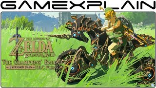 Cruising on the Master Cycle Zero -  Zelda: BotW DLC Pack 2: The Champions' Ballad Gameplay
