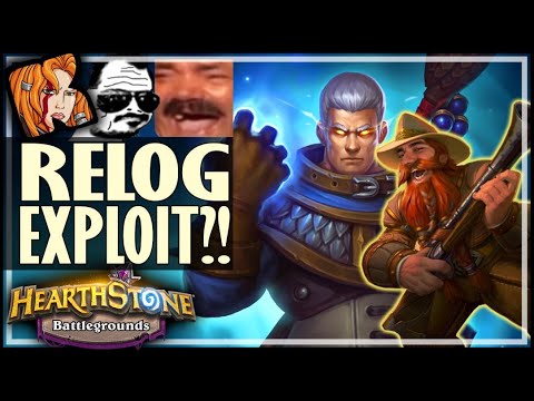 BOOMER KRIPP TRIES RELOG EXPLOIT - Hearthstone Battlegrounds