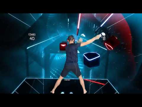 Beat Saber Mixed Reality - Never Sleep Alone - Kaskade