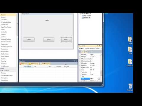 Hd Visual Basic 2010 Tutorial Stopwatch