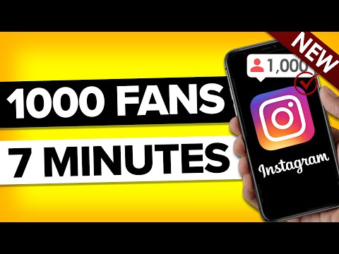 How To Grow 1000 REAL Followers on Instagram in 10 minutes (actually works)