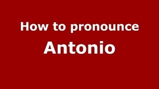 How to pronounce Antonio Di Puccio Pucci