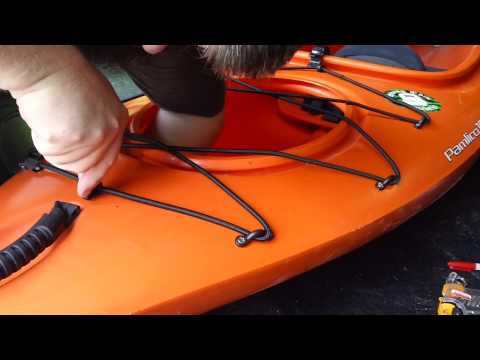 Installing YakGear Deck Rigging Kit on Wilderness Systems Kayak