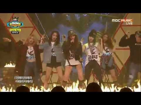 150211 4Minute 포미닛   Cut It Off 1절만 하시죠 & Crazy 미쳐 @ Show Champion Comeback Stage