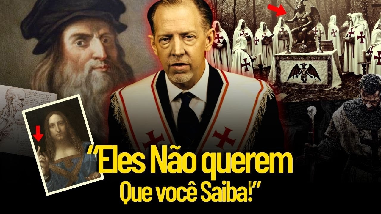 Os Segredos dos Cavaleiros Templários : Leonardo Da Vinci NÃO é quem você pensa