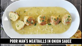 Spanish Poor Man's "Meatballs" in Onion Sauce | Repápalos Extremeños