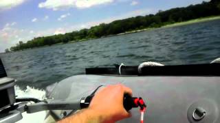 preview picture of video 'Tour of New Rochelle Harbor on my 14' Achilles inflatable boat with 25 horsepower Evinrude outboard'