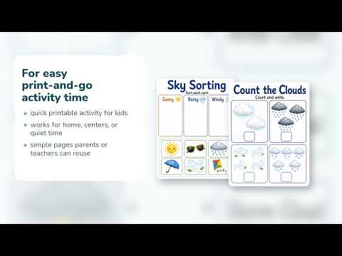 Free Editable Cloud Printable Sheets
