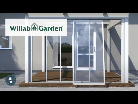 Montera Skjutparti - WG 62eco skjutdörrsparti - Willab Garden