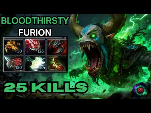 Dota2 Nature’s Prophet 25 Kills Mid Lane Domination! Insane Furion Gameplay & Global Pressure Carry