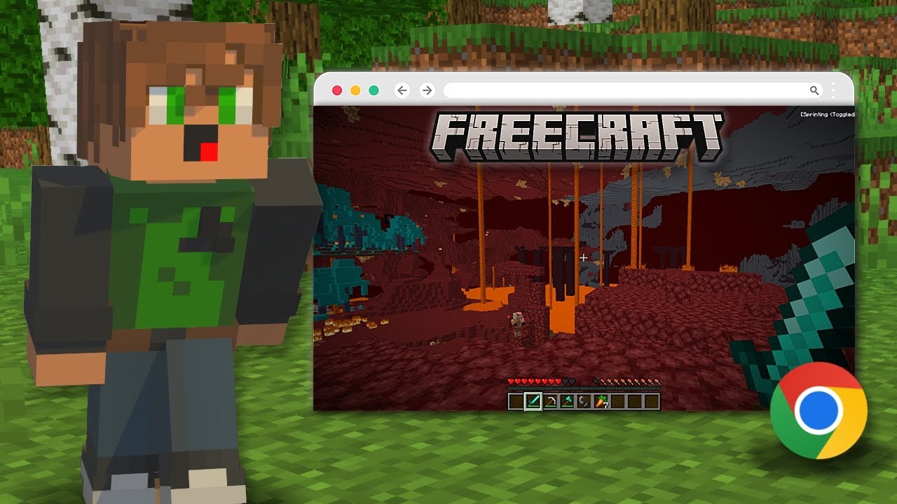 I played Minecraft for FREE in my Web Browser (Eaglercraft)