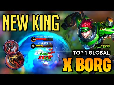 NEW KING! Xborg Best Build 2023 [ X Borg Gameplay Top 1 Global ] By 无敌战神 - Mobile Legends