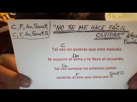 No Se Me Hace Fácil - Alejandro Fernandez