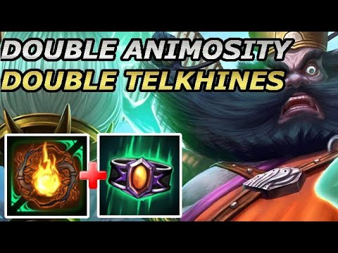 DOUBLE ANIMOSITY DOUBLE TELEKHINES (A-Z Zhong Kui) - Season 8 Masters Ranked 1v1 Duel - SMITE