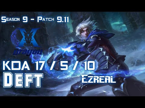 KZ Deft EZREAL vs SIVIR ADC - Patch 9.11 KR Ranked