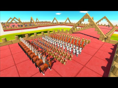 ANCIENT HUMANS vs MUTANT PRIMATES CHAMPIONSHIP - Animal Revolt Battle Simulator