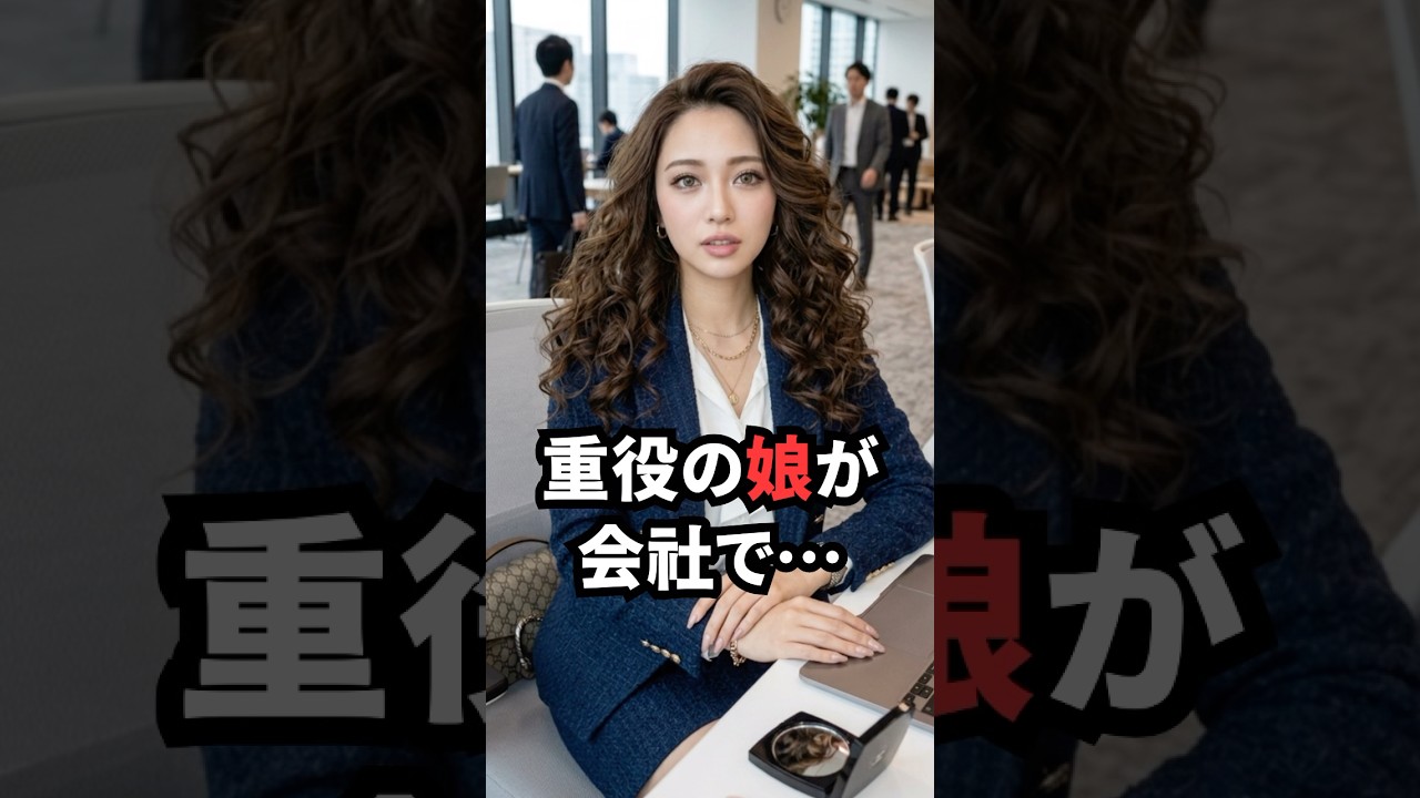 重役の娘が会社で  #おもしろ #スカッと #ジョーク