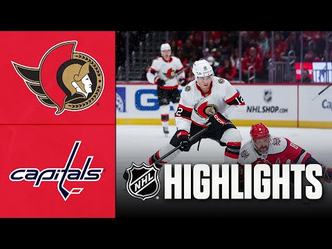 NHL Highlights | Senators vs. Capitals | October 25, 2025
