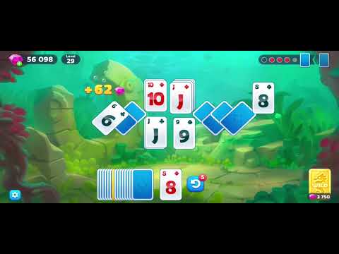 Fishdom solitaire gameplay level 29