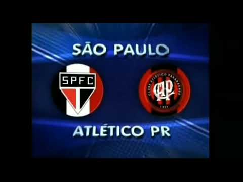 Chamada: Futebol 2008 - São Paulo x Atlético-PR - TV Globo (27/08/2008)