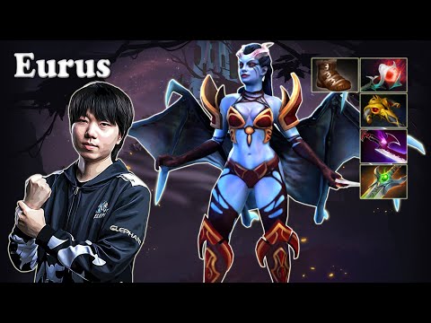 Eurus - Queen of Pain Midlane vs Somnus Razor | Dota 2 7.30b Gameplay