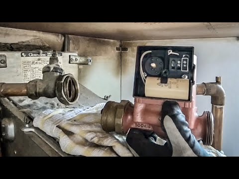 How to remove a central heating pump