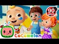 Play With Doctor JJ Head Shoulders Knees Toes CoComelon Nursery Rhymes And Kids Songs