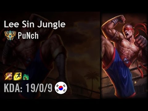 Lee Sin Jungle vs Elise - PuNch - KR Challenger Patch 6.14