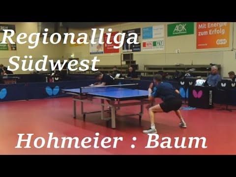 Regionalliga Südwest | Nils Hohmeier(2305TTR) : Björn Baum(2167TTR) der Bruder von Patrick Baum