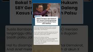 SIAP TEMPUH JALUR HUKUM! SBY Geram Dituding Dalang Kasus Isu Ijazah Palsu Jokowi