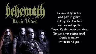 Behemoth - Defiling Morality Ov Black God (LYRICS / LYRIC VIDEO)