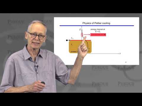 Introduction to Thermoelectricity L1.4: Theory - Peltier Coefficient