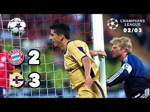 Bayern Munich 2-3 Deportivo | Historic Champions League victory 02/03 | Roy Makaay hat trick