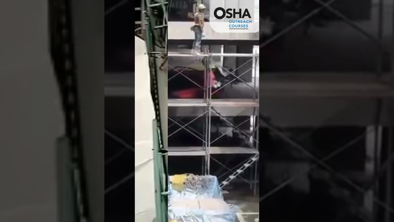 Fall Accident Hazard | Safety Harness | OSHA Fatal Four | #workplacesafety #constructionsafety