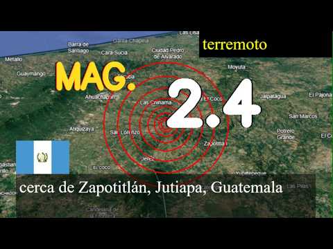 😱🚨  Terremoto cerca de Zapotitlán, Jutiapa, Guatemala actualizaciones en vivo hoy: Terremoto de magn