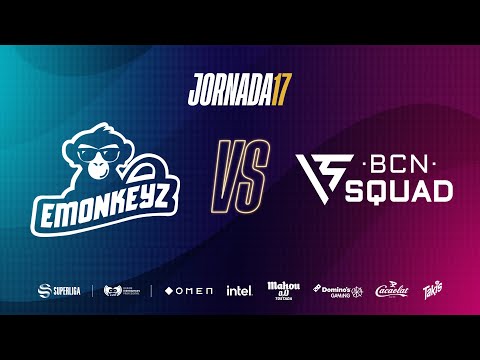 EMONKEYZ CLUB VS BCN SQUAD  - LEAGUE OF LEGENDS - SUPERLIGA - JORNADA 17