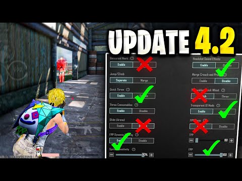New Update 4.2 Best Settings & Sensitivity to Improve Headshots and Hip-Fire ✅❌ | PUBG MOBILE / BGMI
