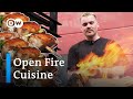 Cooking A 8 Course Meal Over Open Fire