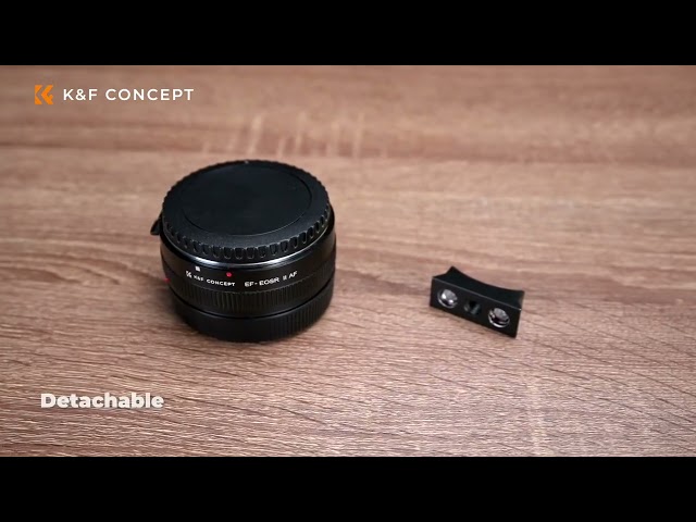 K&F Concept EF to EOS R Adapter, Auto Focus Lens Mount Adapter for Canon EF EF-S Lens and Canon EOS R/RF Mount Cameras - KF06.520