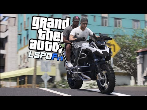 FALCHI UNIT in BMW R1200GS (Ghetto, Robberies, Drug Dealing) - GTA 5 MOD LSPDFR