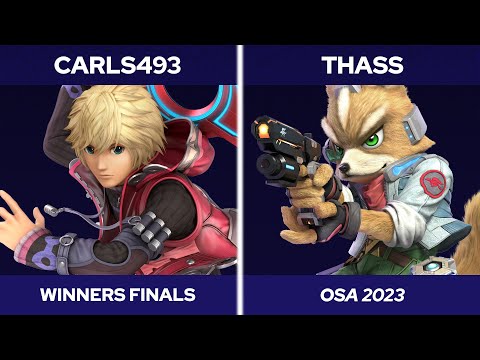 OSA 2023 Singles Winners Finals - Carls493 (Shulk) vs. Thass (Fox) - SSBU Tournament