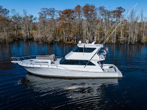 1999 Viking 58 Enclosed Bridge Marysea Video