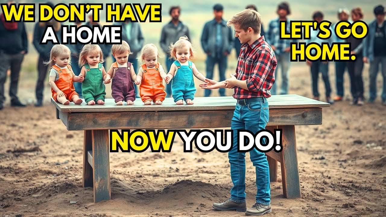 Millionaire adopts 5 year old quadruplet girls sold by their uncle, transforming their lives forever