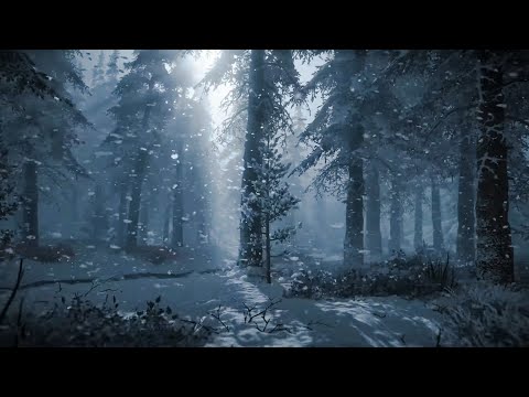 How to Fall Asleep in a Winter Storm ❄️ 10 Hours of Blizzard Sounds for Deep Sleep