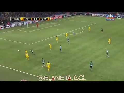 Gran sombrero del argentino Marcos Acuña para el gol en la victoria del Sporting Lisboa👏😱