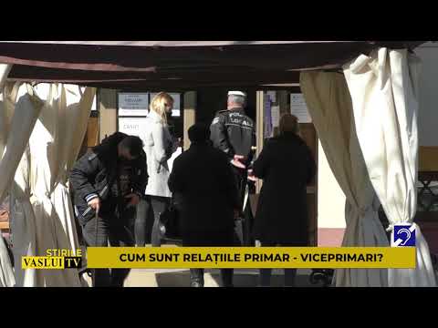 ȘTIRE CUM SUNT RELATIILE PRIMAR VICEPRIMARI!