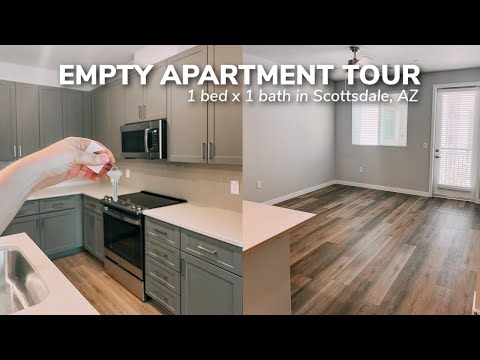 EMPTY APARTMENT TOUR 2023: 1 bed x 1 bath in Scottsdale, AZ