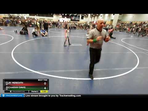 70 Lbs Cons. Round 1 - Zechariah Davis, NE Vs Clay Meredith, WI 56d0